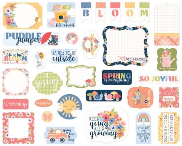 Echo Park - Stanzteile "Blossoms And Bees" Ephemera