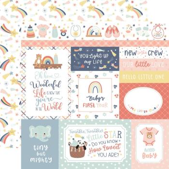Echo Park - Designpapier "Baby On Board It's a Girl!" Collection Kit 12x12 Inch - 12 Bogen