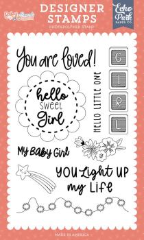 Echo Park - Stempelset "Hello Little Love" Clear Stamps