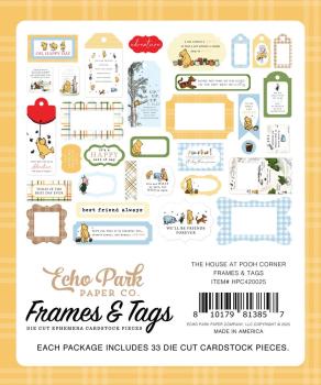 Preview: Echo Park - Stanzteile & Anhänger "The House At Pooh Corner" Frames & Tags 