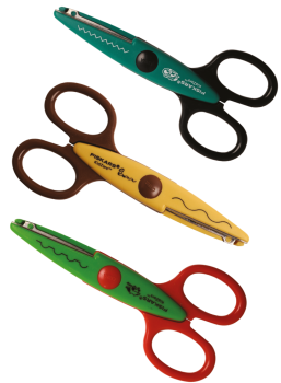 Fiskars - Kinderscherenset "Swamp Animals" Kidzors Scissors Set 3-teilig