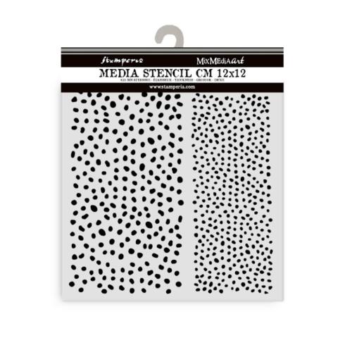 Stamperia - Schablone 12x12cm "Dots Pattern" Stencil