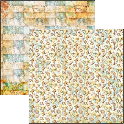 Ciao Bella - Designpapier "Coral Reef" Patterns Paper Pack 12x12 Inch - 8 Bogen
