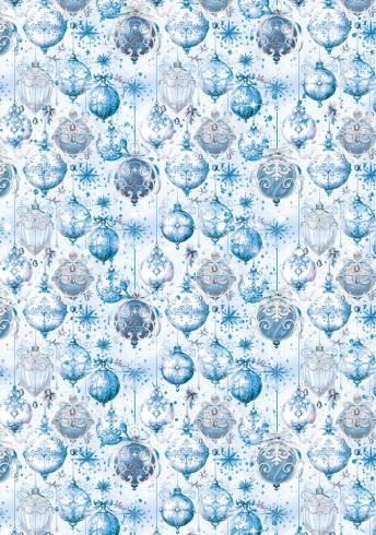 Ciao Bella - Pergamentpapier "Elegance of Blue" Vellum A4 - 6 Bogen