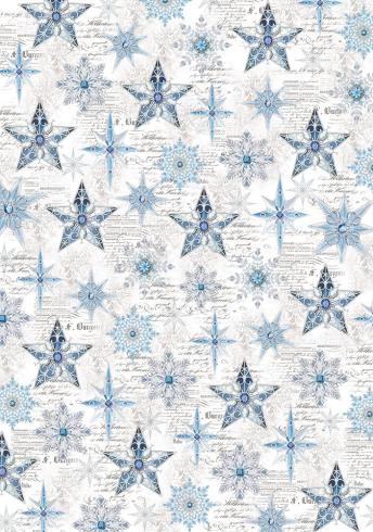 Ciao Bella - Pergamentpapier "Elegance of Blue" Vellum A4 - 6 Bogen