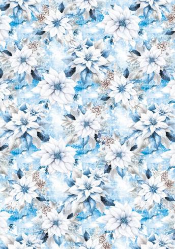 Ciao Bella - Pergamentpapier "Elegance of Blue" Vellum A4 - 6 Bogen