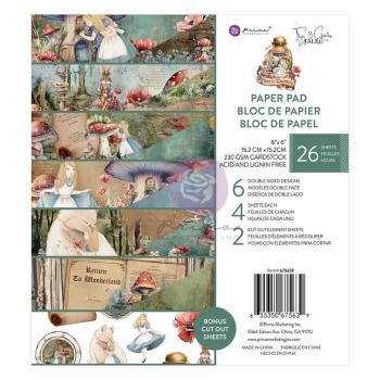 Prima Marketing - Designpapier "Return To Wonderland" Paper Pack 6x6 Inch - 26 Bogen