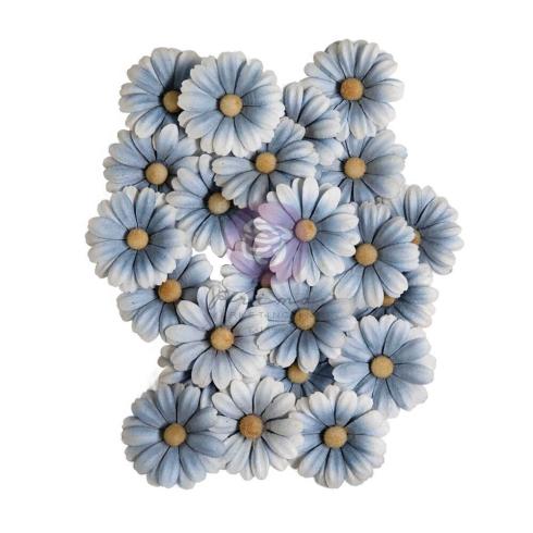 Prima Marketing - Papier Blumen "Return To Wonderland" Flowers Blue Mist