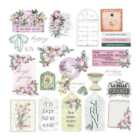 Prima Marketing - Stanzteile "Serene Petals" Ephemera