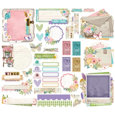 Simple Stories - Stanzteile "Vintage Flower Shoppe" Die Cuts