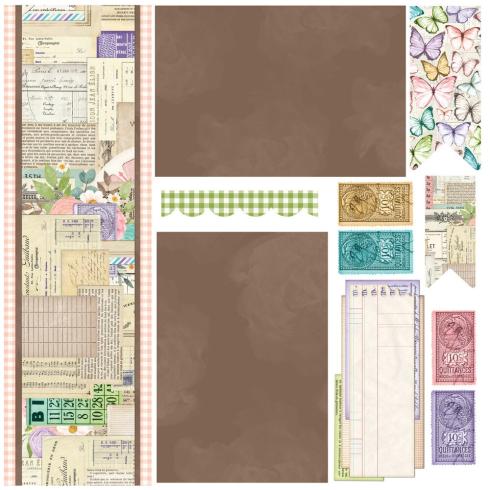 Simple Stories - Pages Kit "Vintage Flower Shoppe"