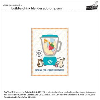Lawn Fawn - Stanzschablone "Build-A-Drink Blender" Add-on Die