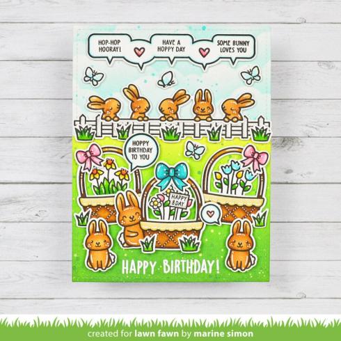 Lawn Fawn - Stempelset "Spring Basket Birthday" Clear Stamp Add-On