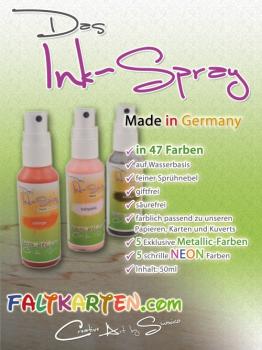 Das Ink-Spray auf Wasserbasis 50 ml in kraft saphirblau