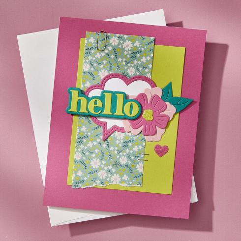 Spellbinders - Designpapier "Just Sayin'" Paper Pack 6x6 Inch - 24 Bogen