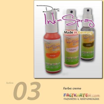 Das Ink-Spray auf Wasserbasis 50 ml in creme