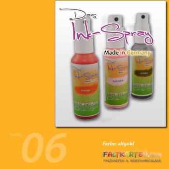 Das Ink-Spray auf Wasserbasis 50 ml in altgold