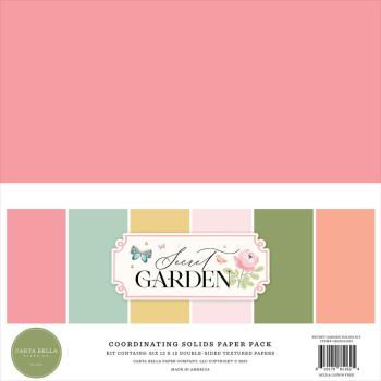 Casa Floreale – Kit Carta Per Scrapbooking 12x12 – Tema Piante, Rosa Pastello – 16 Pagine (24 Stampe) + Adesivi