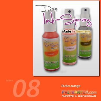 Das Ink-Spray auf Wasserbasis 50 ml in orange