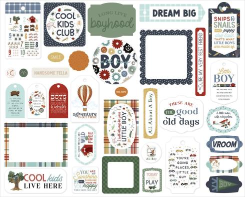 Carta Bella "That's My Boy" Frames & Tags