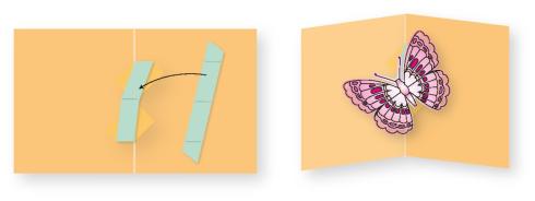 Marianne Design - Stempelset & Stanzschablone "Pop & Twist Butterfly" Collectables Stamp & Dies