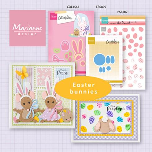 Marianne Design - Schablone 14,9x21cm "Easter Eggs" Stencil