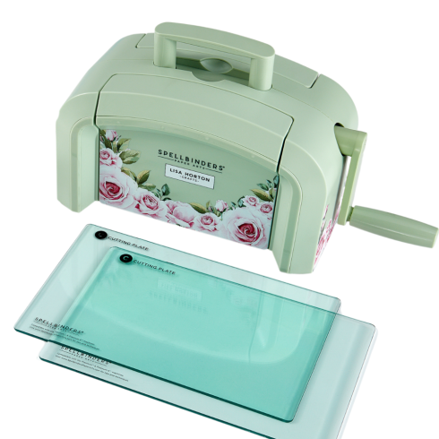 Spellbinders - Platinum SIX Die Cutting & Embossing Machine - Special Edition Sage Green by Lisa Horton Crafts