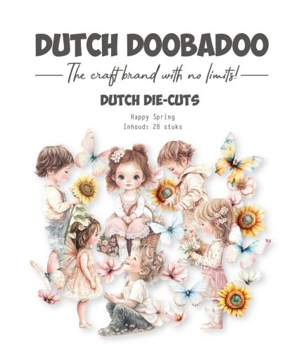 Dutch Doobadoo - Stanzteile "Spring - Happy" Die Cuts