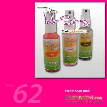 Das Ink-Spray auf Wasserbasis 50 ml in neon pink