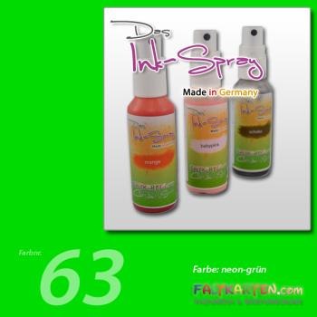 Das Ink-Spray auf Wasserbasis 50 ml in neon grün