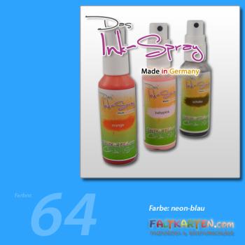 Das Ink-Spray auf Wasserbasis 50 ml in neon blau
