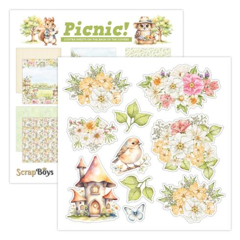 ScrapBoys - Designpapier "Picnic!" Paper Pack 6x6 Inch - 24 Bogen