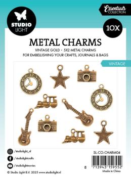Preview: Studio Light - Metallanhänger "Vintage" Metal Charms 