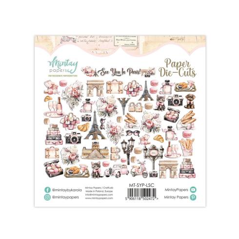 Mintay Papers - Stanzteile "See You In Paris" Die Cuts