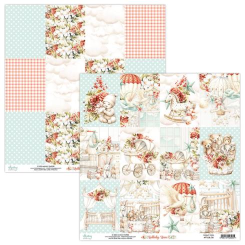 Mintay Papers - Designpapier "Lullaby Lane" Scrapbooking Paper Pad 12x12 Inch - 12 Bogen