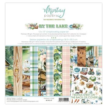 Mintay Papers - Designpapier "By The Lake" Scrapbooking Paper Pad 12x12 Inch - 12 Bogen