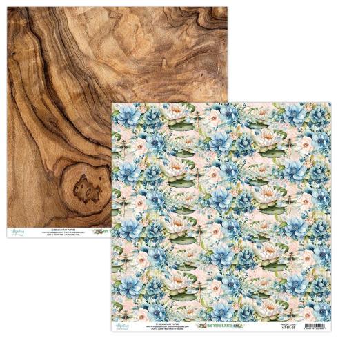 Mintay Papers - Designpapier "By The Lake" Scrapbooking Paper Pad 12x12 Inch - 12 Bogen