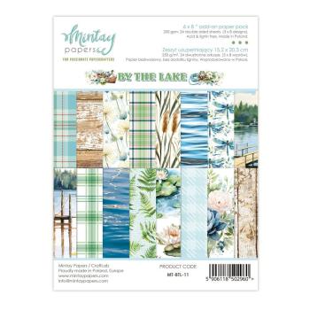 Mintay Papers - Designpapier "By The Lake" Add-On Paper Pack 6x8 Inch - 24 Bogen
