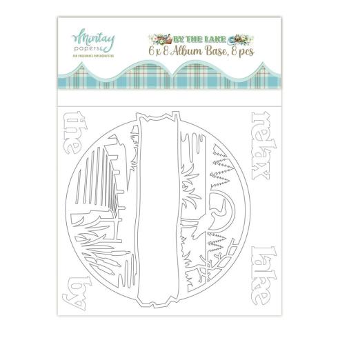 Mintay Papers "By The Lake" Chipbaord Album Base 6x8 Inch