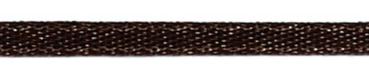 Satinband, dunkelbraun,  Breite 10mm - Länge 4,5m