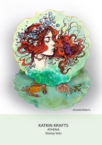 Katkin Krafts - Stempelset "Athena" Clear Stamps