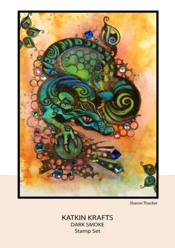 Katkin Krafts - Stempelset "Dark Smoke" Clear Stamps