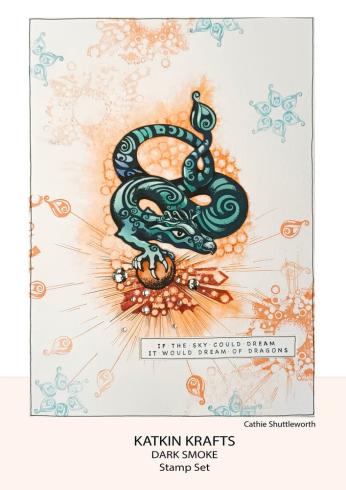 Katkin Krafts - Stempelset "Dark Smoke" Clear Stamps