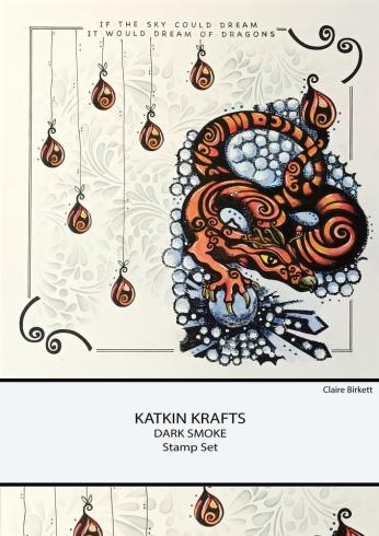 Katkin Krafts - Stempelset "Dark Smoke" Clear Stamps