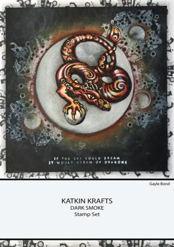 Katkin Krafts - Stempelset "Dark Smoke" Clear Stamps