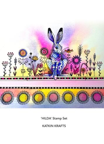 Katkin Krafts - Stempelset "Hilda" Clear Stamps