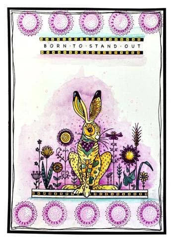Katkin Krafts - Stempelset "Hilda" Clear Stamps