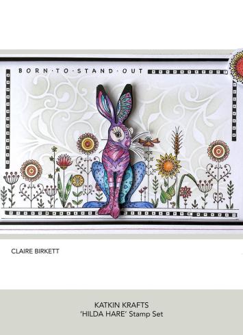 Katkin Krafts - Stempelset "Hilda" Clear Stamps