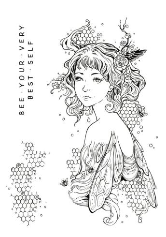 Katkin Krafts - Stempelset "Honey & Bees" Clear Stamps