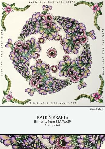 Katkin Krafts - Stempelset "Sea Wasp" Clear Stamps